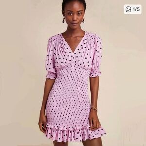 NWT Faithfull The Brand Margherita Mini Dress Size S